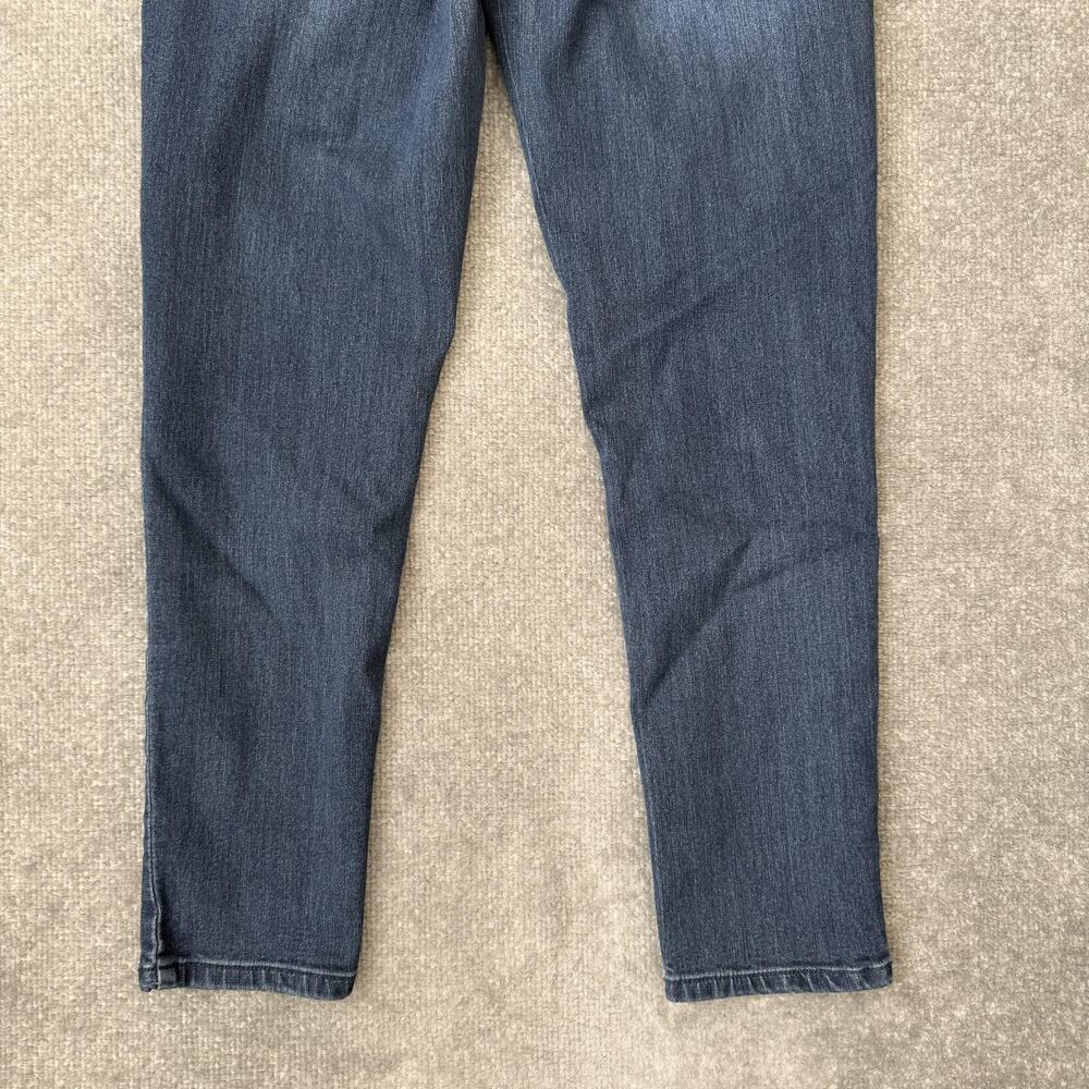 Democracy Jeans Womens 8 Blue Mid Rise Skinny Ab Technology Stretch Denim Pants - Picture 11 of 12